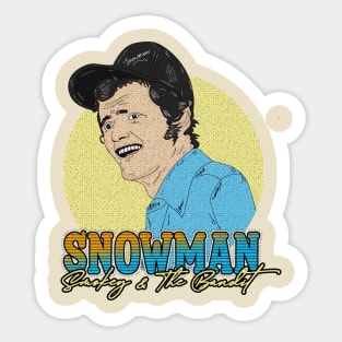 Snowman // Smokey and The Bandit Sticker